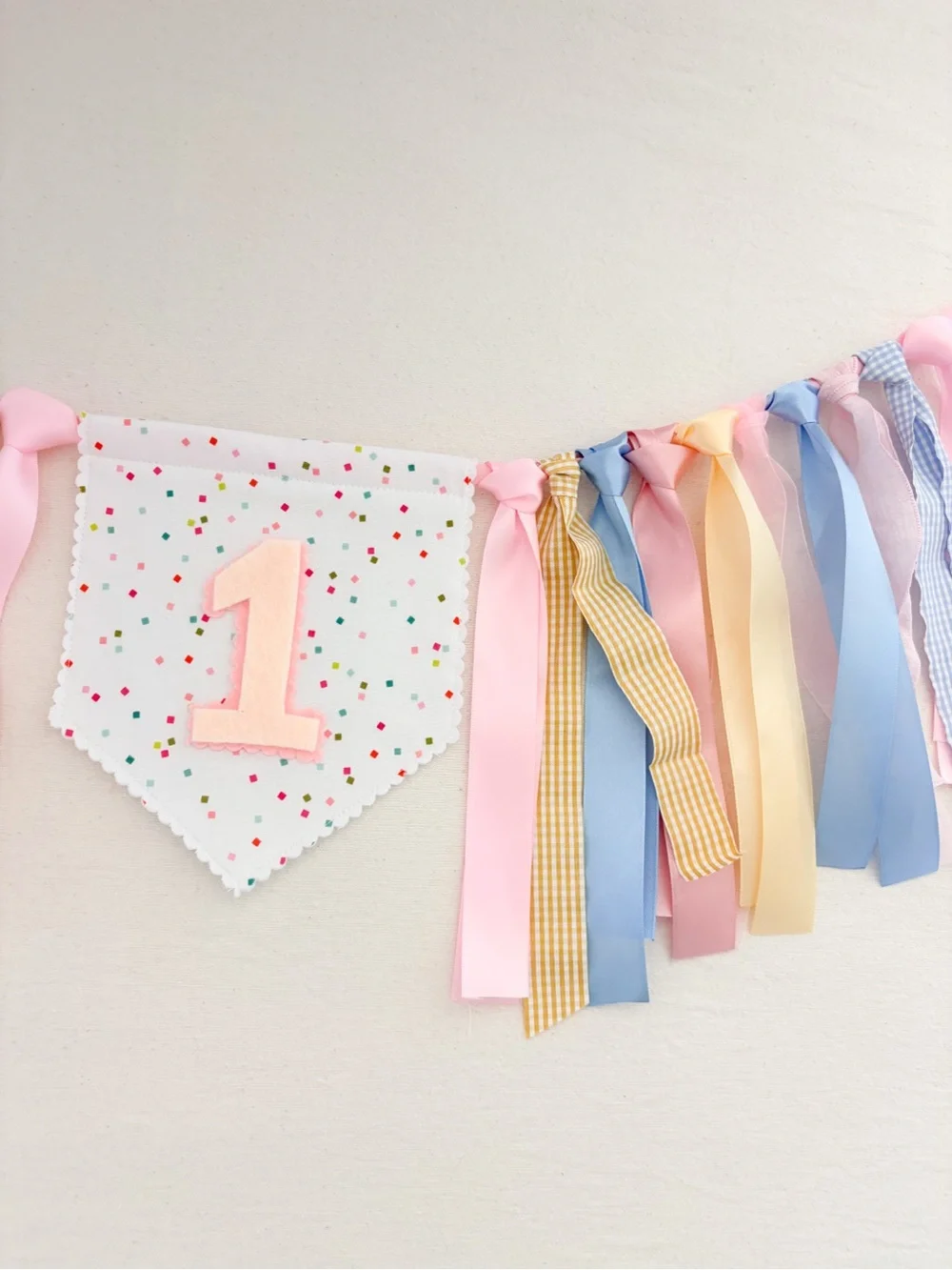 Fun to Be One high chair banner Price is Firm